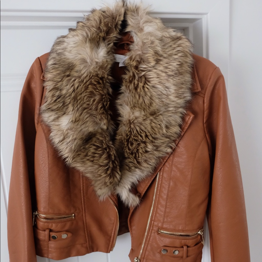 Faux Leather Jacket